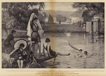 Wasserfreuden, das Wehrbecken bei Pangbourne